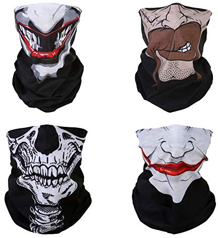 SMEHCF Headband Bandana Balaclava Half Face Mask Head Scarf Neck Gaiter 8pcs