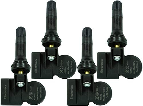 4x RDKS TPMS Reifendrucksensor Reifendruckkontrollsystem Gummiventil passend für Adam (nicht LUJ), Corsa E 13581561