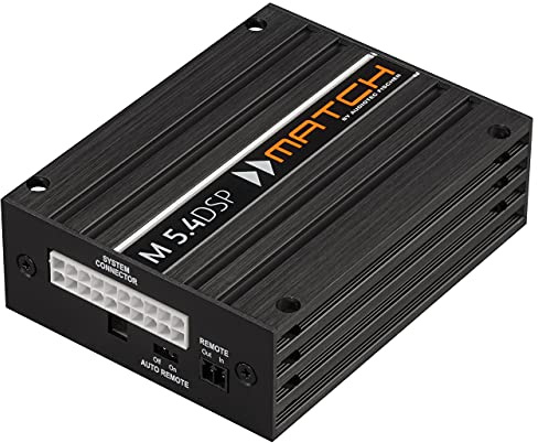 MATCH M 5.4DSP | 5-Kanal Verstärker mit 4 Line-Ausgängen und 9-Kanal DSP