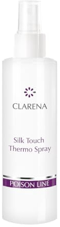 Clarena - Haarspray mit Seide, Hyaluronsäure und Peptiden 200 ml - Silk Touch Thermo Spray - Hitzeschutzspray - Schützt vor hohen Temperaturen - Haarspray - Glättet die Haare