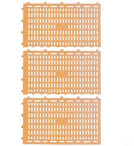 Zoegneer PVC-Pflanzen- und Baumstammschutz, Baumschutzabdeckung für verschiedene Umgebungen (3 Stück, 37 cm x 25 cm, gelb)