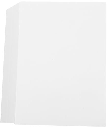WOFASHPURET 500 Sheets Printing Paper Thick Cardboard Paper for Printer White for DIY Crafts School Office Supplies Multi-use