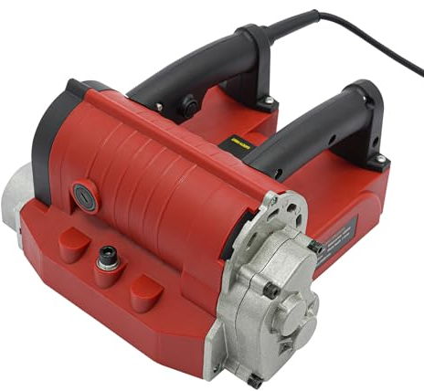 Sanierungsfräse, 4580W Elektrische Wandhobelmaschine mit Seitenklinge, Leerlaufdrehzahl 3500RPM, Hobeltiefe 1-4mm, für Entfernen von altem Spachtel, Zement