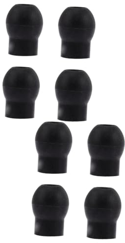 8 Stück Ohrstöpsel Stethoskop Ohrstöpsel Ohrwurm Pvc Schwarz Hohopeti