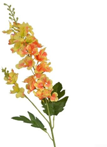 Auffällige Hotellobby-Theke, künstliche Hyazinthen-Blume, hochwertiges Seidenmaterial (orange)