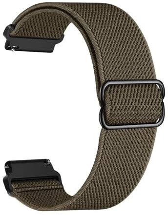 yzw6688 22 mm band kompatibelt med Ares 3 Pro Stratos 3 Stratos 2 Lite Vibe 7 simrem Smart Watch Nylon Elastiskt sportarmband som andas(Army Green,Stratos 3)