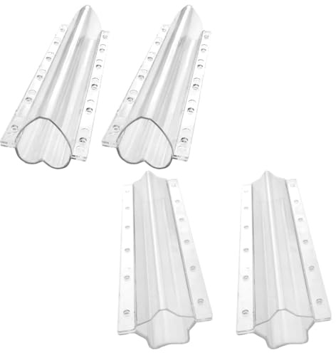 4 stampi per la crescita di cetrioli, stampo in plastica trasparente per la crescita di verdure, frutta e verdura, a forma di stella e a forma di cuore