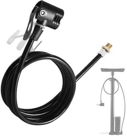 LearnLyrics Ersatzschlauch für Luftpumpe, Inflator-Verlängerungsrohr – sprung- und hitzebeständiger Schlauch | Inflatorschlauch 80 cm/125 cm Pumpenzubehör