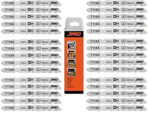 30Pcs/set 92mm HSS T118A Jig Saw Blades Wood Metal Fast Cutting Reciprocating Saw Blade