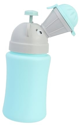 Beaupretty Urinoir Portable Voiture Garçon Et Filles Garçon Compact Léger Sans Fuite Plastique Vert Clair Voyage Et Urgences Pot D’apprentissage Bébé