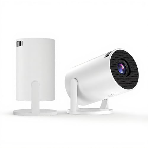 YUEHISY Petit Projecteur Vidéo WiFi, Projecteur de Cinéma Maison avec Son Immersif et Faible Bruit, connectivité Multiport