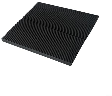 Copertura a soffietto flessibile per fresatrice CNC, copertura per fisarmonica, guida telescopica, protezione antipolvere a vite, panno a prova di olio per uso industriale (300 mm)