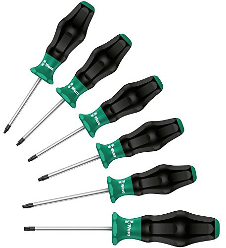 Wera 031554 Kraftform Comfort Torx Screwdriver Set (6 Pieces)