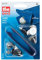 Prym 622240 Nähfrei-Jeans-Knöpfe glatt Messing 17 mm silberfarbig