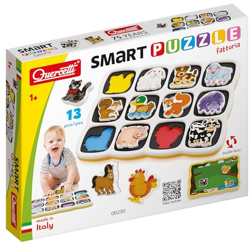 Quercetti - Smart Puzzle Farm - Magnetpuzzle