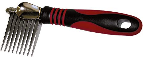 CROCI Vanity - Brosse Chat et Chien - Peigne Chat et Chien Poil Long Poil Court - Brosse Démêlant Nœuds, Indispensable dans un Kit de Toilettage pour Chiens et Chatons, 9 Dents