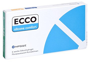 MPG & E Ecco Silicone Comfort Monatslinsen weich, 6 Stück/BC 8.6 mm/DIA 14.2 mm / +5.75 Dioptrien