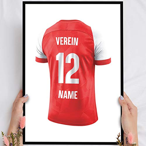 Elbeffekt Holzbild Mainz - personalisierbar zum Hinstellen/Aufhängen optional beleuchtet, Fan Geschenk mit Spruch auf Holz - Aufsteller Dekoration - persönliches Geschenk