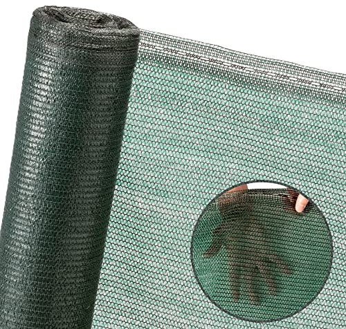 Garden screen netting greenhouse sun shade windbreak netting privacy fence screening scaffold debris net protection screen for fruit vegetables green 2m x 5m