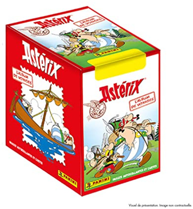 Panini ASTERIX Set mit 36 Hüllen für Aufkleber und Karten, Motiv: Das Reisealbum