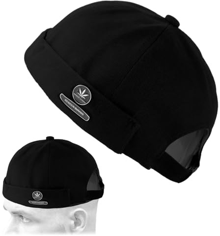 Docker Bonnet Homme bob Femme, Chapeau Docker Hat Unisex, Bonnet Docker Casquette Docker, Casquette sans Visière Homme Chapeau Docker Femme