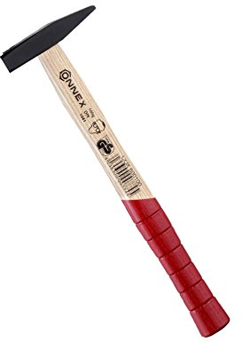 Connex Schlosserhammer 100 g, Holzstiel / Stielschutz / Hammer / Ingenieurhammer / Stahlhammer / Werkzeug / COX600100