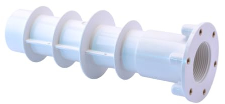 Pool-Profi24.de ABS Wanddurchführung, Länge 240mm, Beckenseite 1 1/2 IG, DN 50 Klebeanschluss