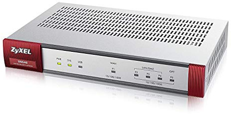 Zyxel [USG40] ZyWALL (USG) UTM Firewall, Blocks Ransomware, Gigabit Ports, for Small Offices, Includes 1-Year UTM Services Bundled, Limited