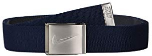 Nike Ceinture élastique réversible pour homme, bleu marine/gris, taille unique