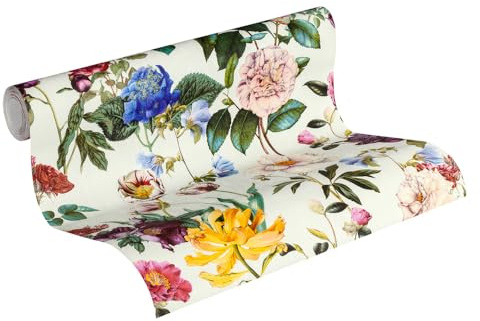 A.S. Création Wallpaper Floral Design - Multicolored - Flower Wallpaper 395.99in x 20.87in Made in Germany - 373361