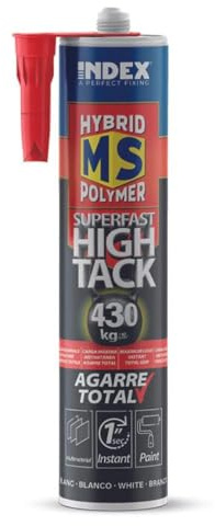INDEX A PERFECT FIXING – MS-SF - [MSSF290] - Adesivi hybrid MS polymer. SUPER FAST – HIGH TACK – Trasparente. 290 ml