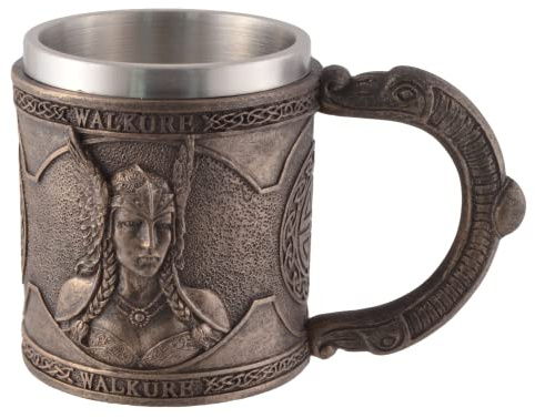 Chope viking bronzée - Valkyrie - Volume : 450 ml