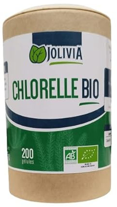 Chlorelle Bio - 200 gélules de 250mg | Format Gélule | Vegan | Fabriqué en France