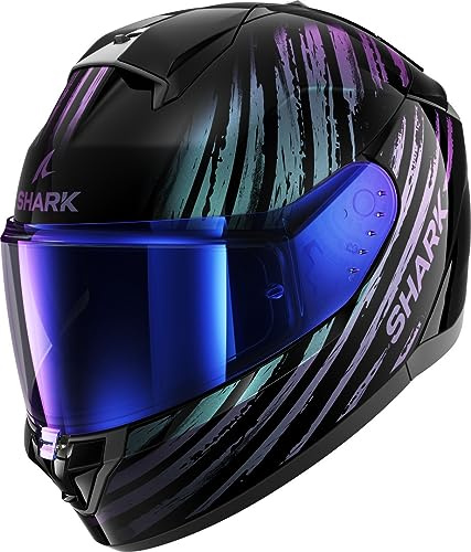SHARK, Integraler Motorradhelm RIDILL 2 ASSYA Black/Blue/Purple KXK, XS