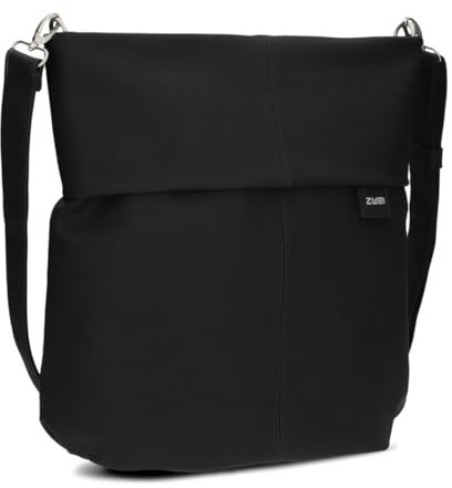 Zwei Damen Handtasche Mademoiselle.M M140 Umhängetasche 12 Liter klassische Crossbody Bag aus weichem Kunstleder, DIN-A4 passend, große Tasche für die Arbeit, Büro oder Uni