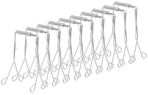 Pack of 10 roulade clips, stainless steel, reusable, easy to clean roulade clips, vegetable meat rolls, roulade clips as an alternative to roulade needles and roulade skewers
