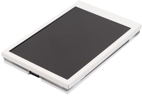Jectse Monitor Temperatura Computer IPS da 3,5 Pollici, Monitor Dati Ruotabile con Spegnimento Automatico USB C con Visualizzazione Completa per GPU RAM CPU PC (Corredo bianco)