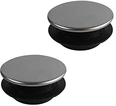 CANIGHT 2 Stück Edelstahl Abdeckungen Für Spülbecken Seifenlochabdeckungen Spülbecken Zubehör