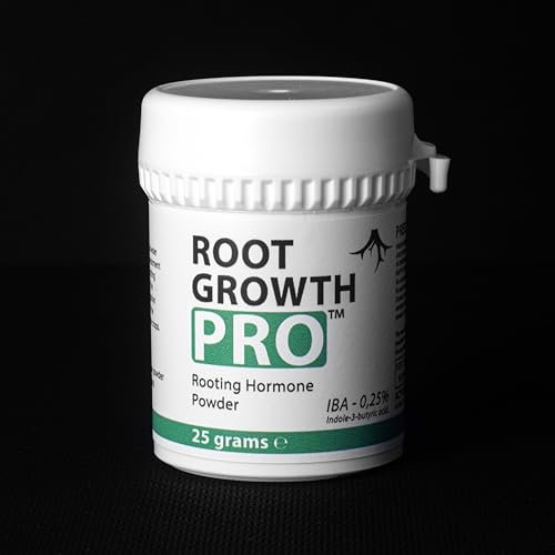 RootGrowthPRO™ Rooting Hormone Powder with 0.25% IBA for Vigorous Plant Growth - Boost Root Development in Cuttings