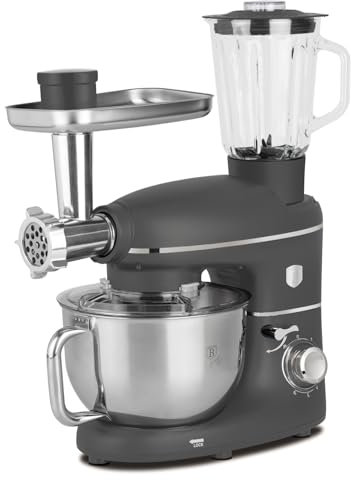 Impastatrice multifunzione 1500 W Berlinger Haus grigio