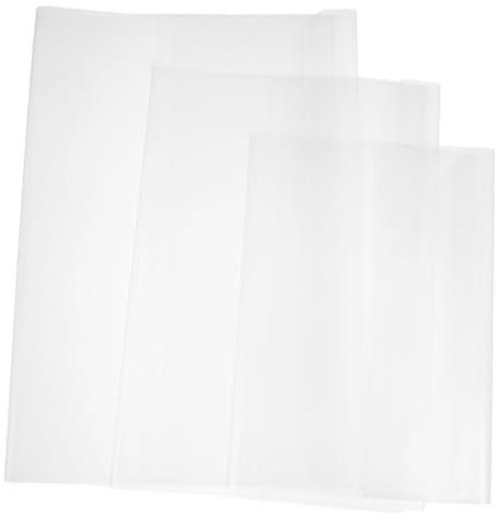FUNOMOCYA 30 Stück Transparente Buchhüllen 22k 16k A4-buchschutzhüllen Kunststoff-buchumschläge Für Taschenbücher Bücher Zubehör Umschlag Schutz