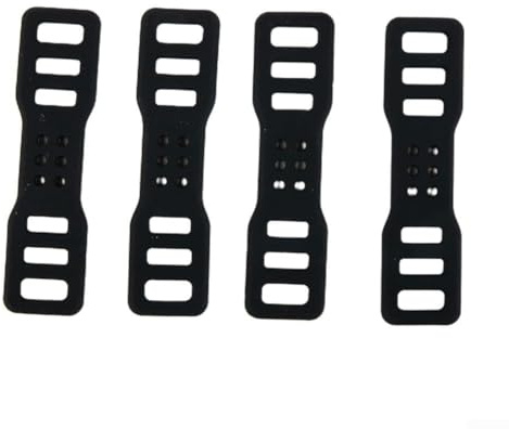 Sandyseptember Elastische Silikonbänder 4er-Set für Fahrräder, ideal zur Sicherung von Licht und Ausrüstung (D)
