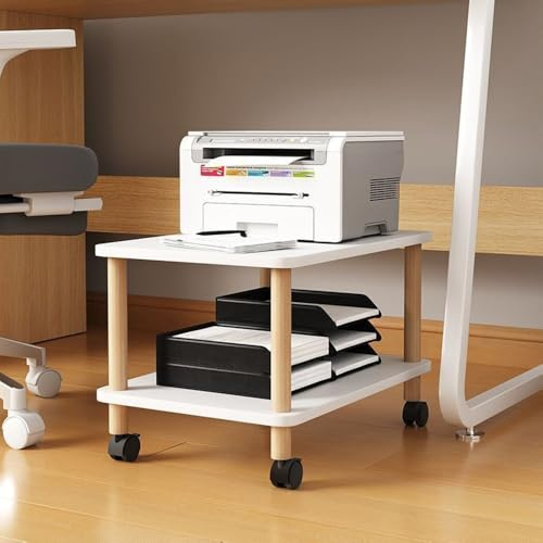AV Cart with Wheels - HiFi Audio Rack for Media Storage Perfect for Home Office DJ Theater Mobile AV Stand Rolling Media Storage Solutions