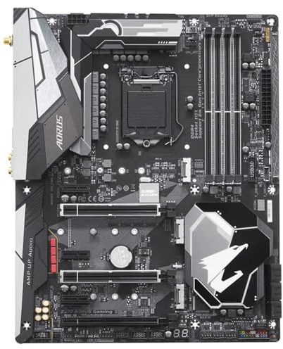 Carte mère Fit for Gigabyte Z370 AORUS Gaming 5 Original Desktop Intel 64GB DDR4 Carte mère LGA 1151 I7/i5/i3 USB3.0 SATA3
