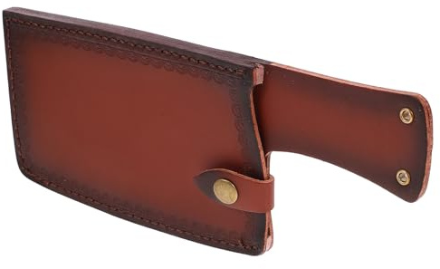 Uonlytech Funda De Cuero Artificial Para Cuchillos Colgante Resistente Al Desgaste Protector De Cortador Para Cocina Portátil y Segura