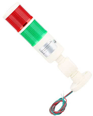 Asixxsix Voyant D'avertissement de Machine Robuste BEM-50-2T-D 24 V CC, Indicateur LED, Signal D'avertissement – ​​Idéal pour les Opérations de Ponts Roulants