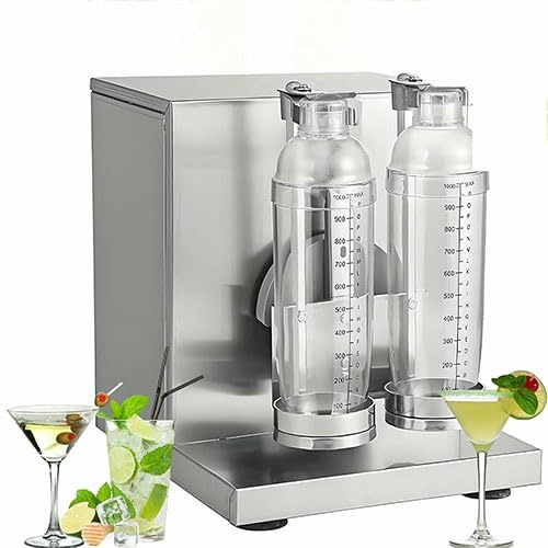 Coctelera automática de bebidas con temporizador ajustable y mezcla de alta velocidad para preparar té de burbujas, jugo, café y vino
