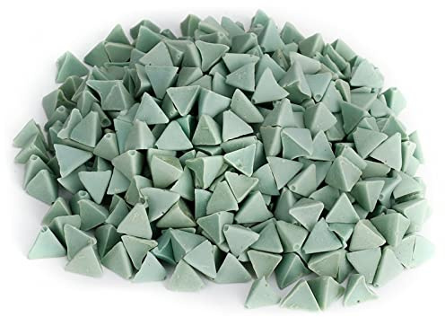 lvifloae Green Tri-Star Tumbling Media Pellet abrasivo, lucidatrice a vibrazione Abrasivo per lucidatura di gioielli in giada agata pietra di conchiglia osso