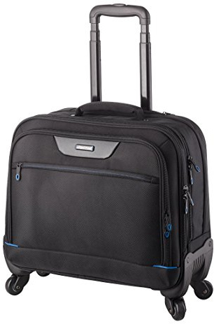 LIGHTPAK Laptop Rollkoffer Business Trolley Star, Nylon, 42.57 Liters Schwarz