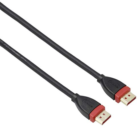 Hama 00053777 DisplayPort-Kabel, 1,8 m, Schwarz, DisplayPort-Kabel, männlich, goldfarben